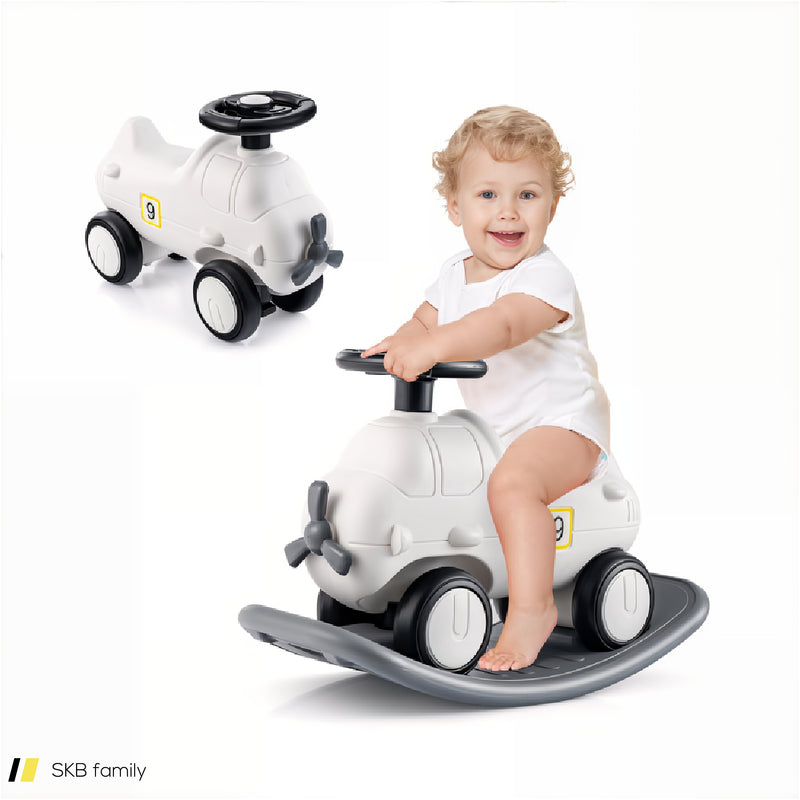 3-In-1 Rocking Horse And Sliding Car With Detachable Balance Board 240515-229212