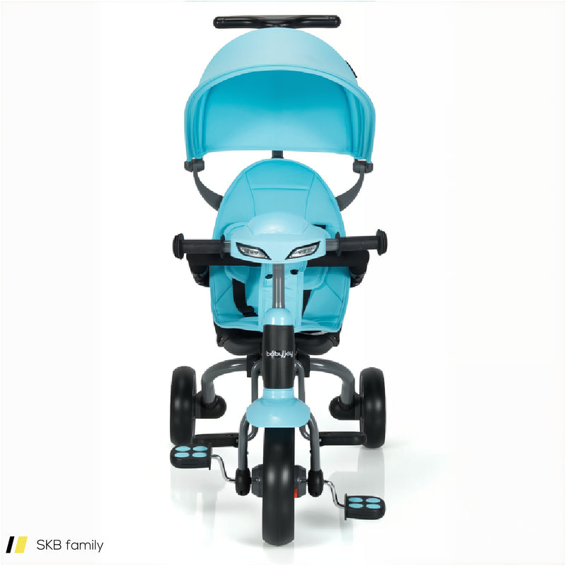 6-In-1 Foldable Baby Tricycle Toddler Stroller With Adjustable Handle 240515-229215