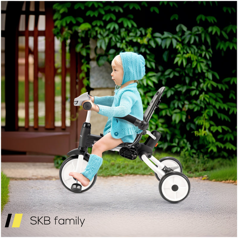 6-In-1 Foldable Baby Tricycle Toddler Stroller With Adjustable Handle 240515-229215