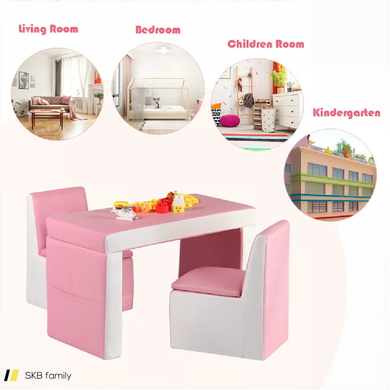 Multi-Functional Kids Play Sofa And Table Chair Set 240515-229221