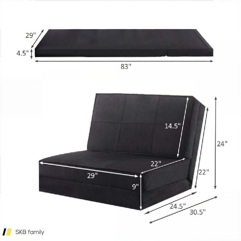 Convertible Lounger Folding Sofa Sleeper Bed 240515-229224