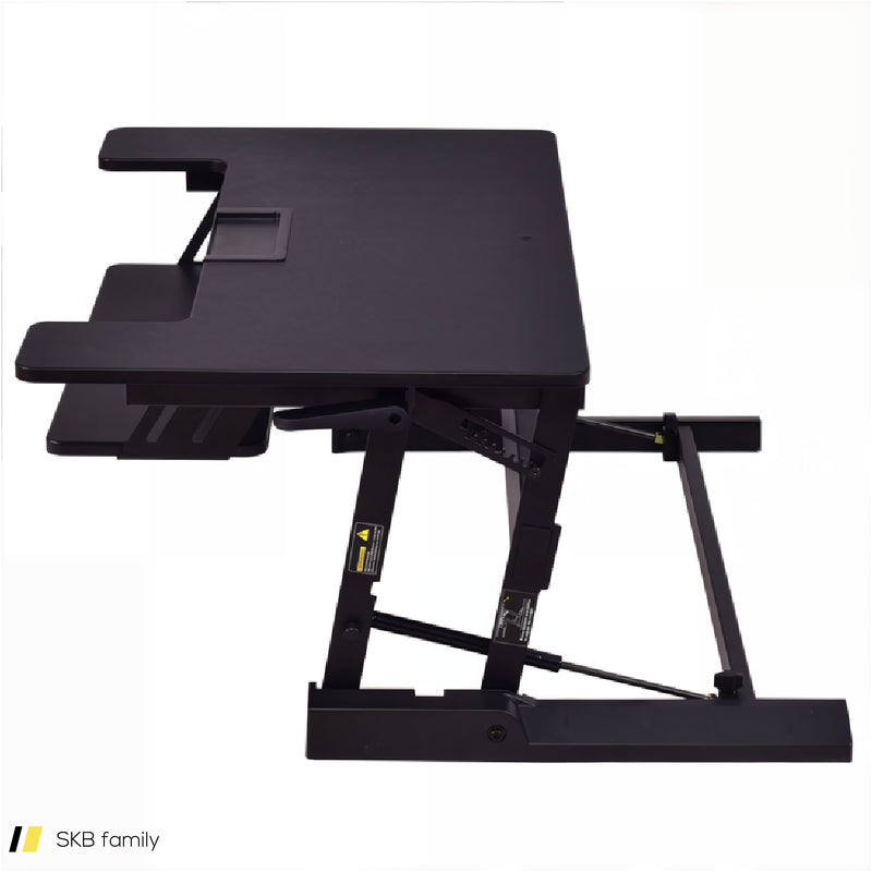 Height Adjustable Lift Rising Laptop Desk With Pen Slot 240515-229232