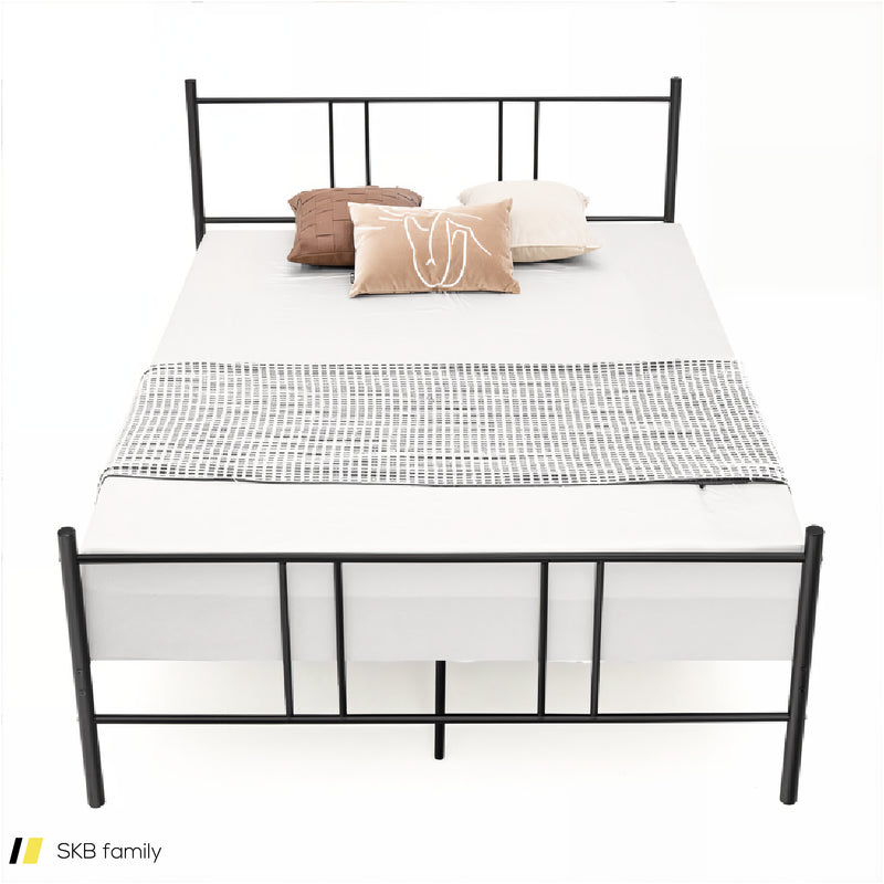 Full/Queen Size Platform Bed Frame With High Headboard 240515-229233