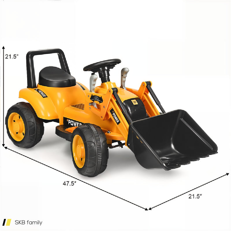 6v Battery Powered Kids Ride On Excavator 240515-229240