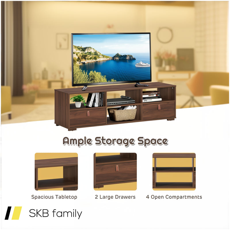 Tv Stand Entertainment Media Center Console For Tv'S Up To 60 Inch With Drawers 240515-229243