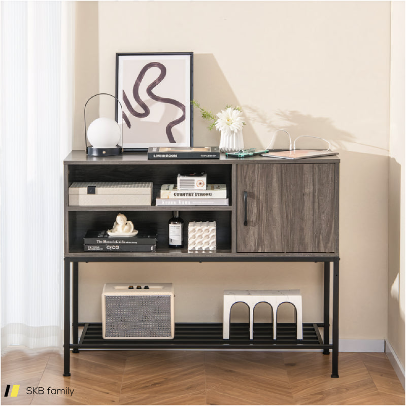 Buffet Sideboard Coffee Bar Cabinet With Power Outlets And Usb Ports 240515-229247