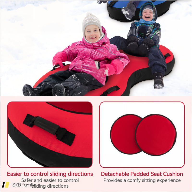 80&Quot; 2-Person Inflatable Snow Sled For Kids And Adults 240515-229253