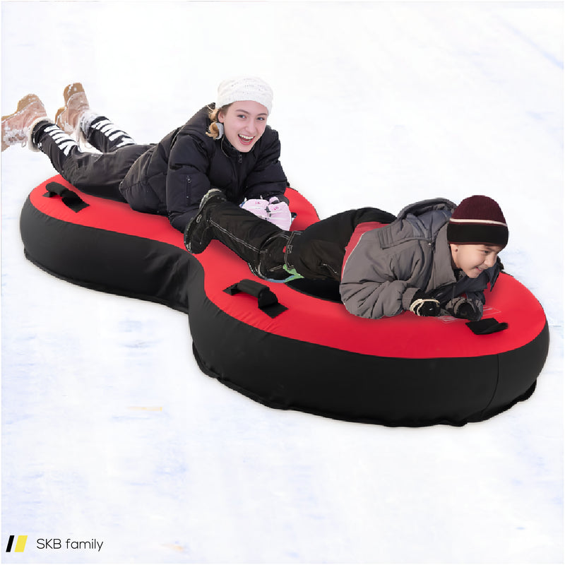 80&Quot; 2-Person Inflatable Snow Sled For Kids And Adults 240515-229253