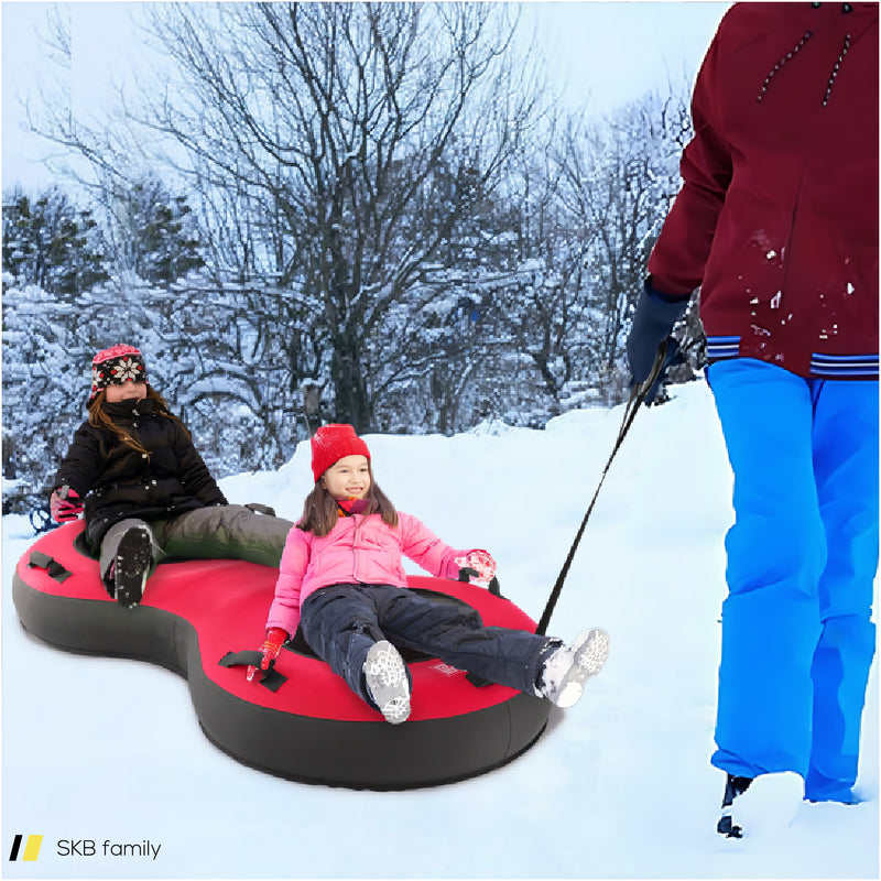 80&Quot; 2-Person Inflatable Snow Sled For Kids And Adults 240515-229253