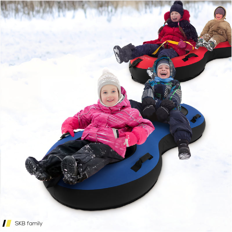 80&Quot; 2-Person Inflatable Snow Sled For Kids And Adults 240515-229253