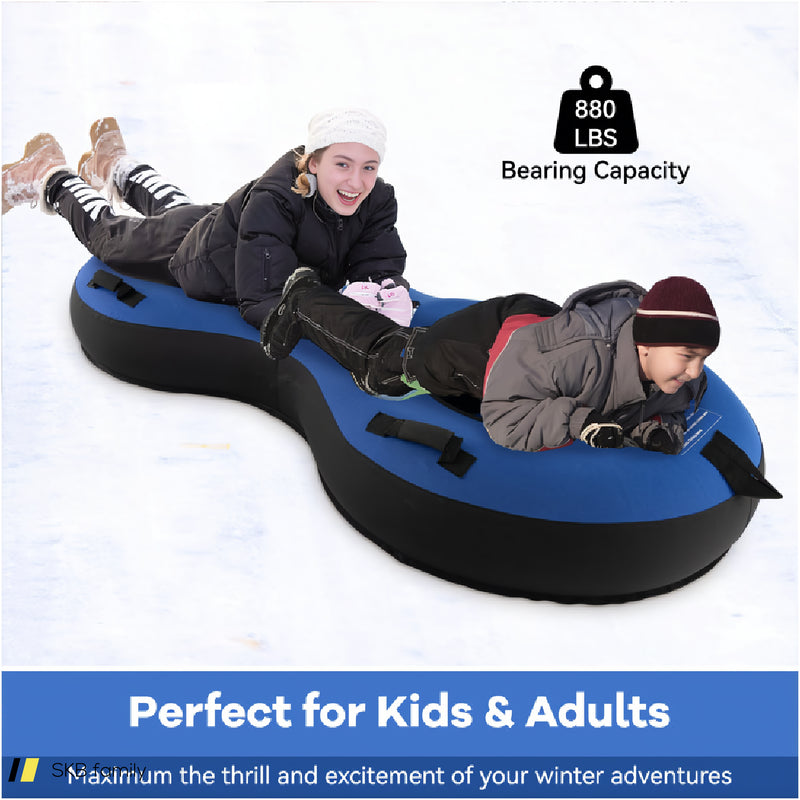 80&Quot; 2-Person Inflatable Snow Sled For Kids And Adults 240515-229253