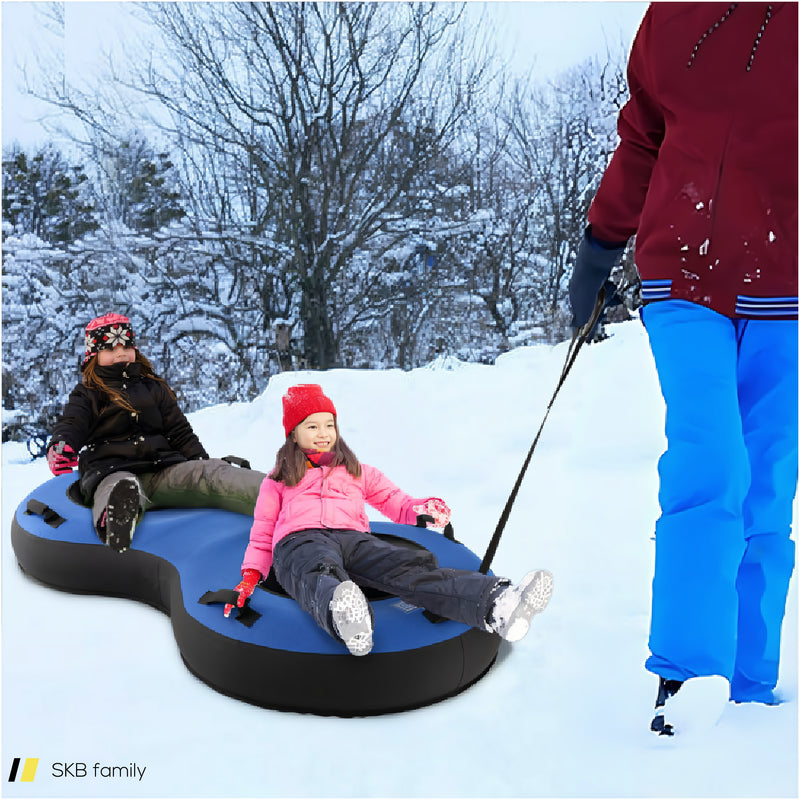 80&Quot; 2-Person Inflatable Snow Sled For Kids And Adults 240515-229253