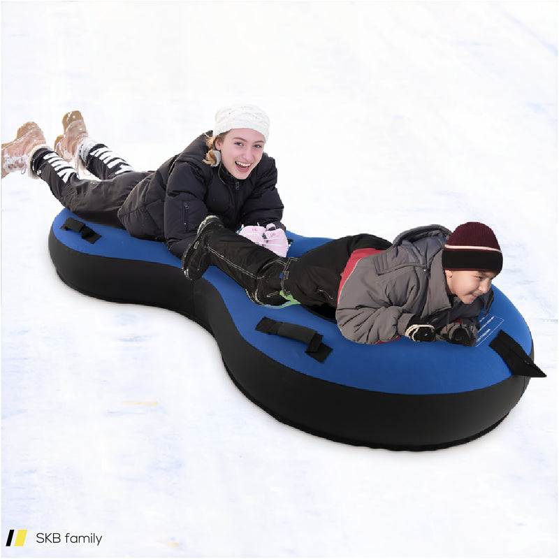 80&Quot; 2-Person Inflatable Snow Sled For Kids And Adults 240515-229253