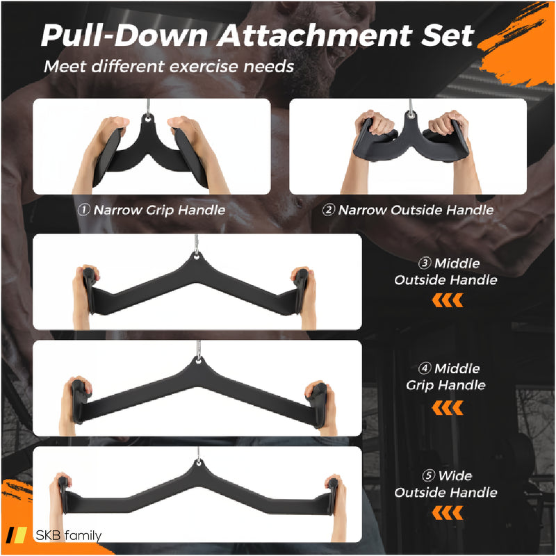 Lat Pulldown Attachment Set For Home Gym Fitness 240515-229254