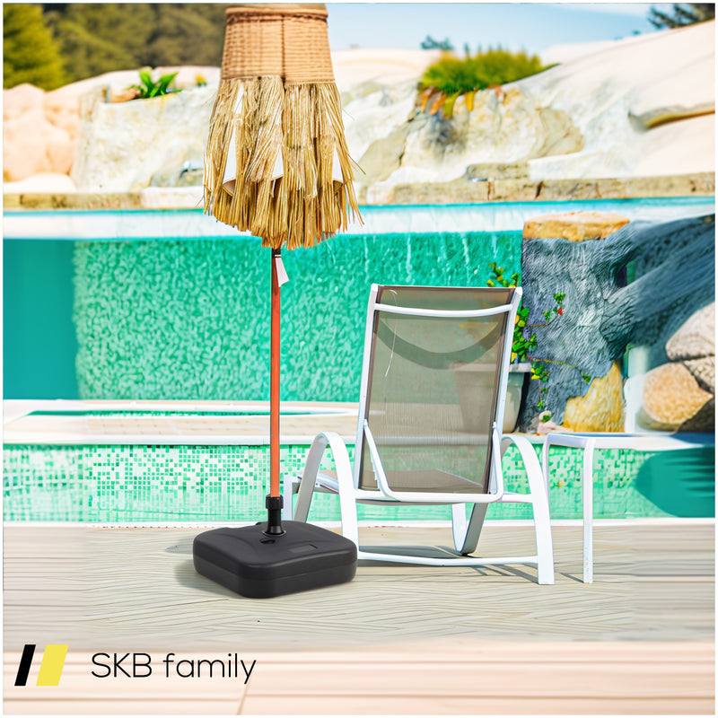 Fillable Patio Umbrella Base With Handle Fit 1.5 Inch Umbrella Poles 240615-229262