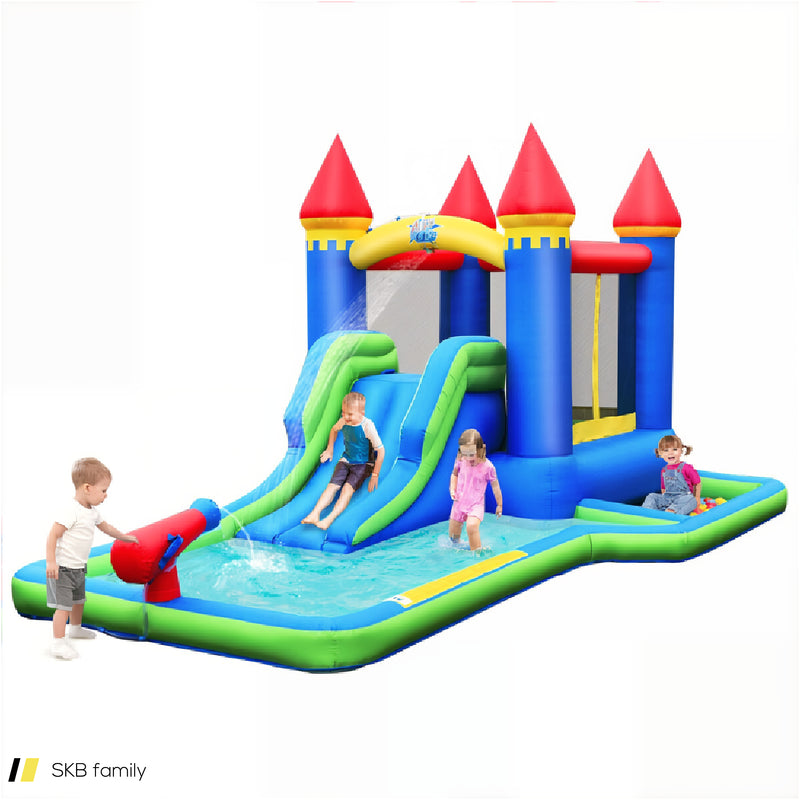 Kids Inflatable Bounce House Water Slide Without Blower 240615-229276