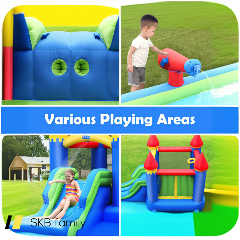 Kids Inflatable Bounce House Water Slide Without Blower 240615-229276