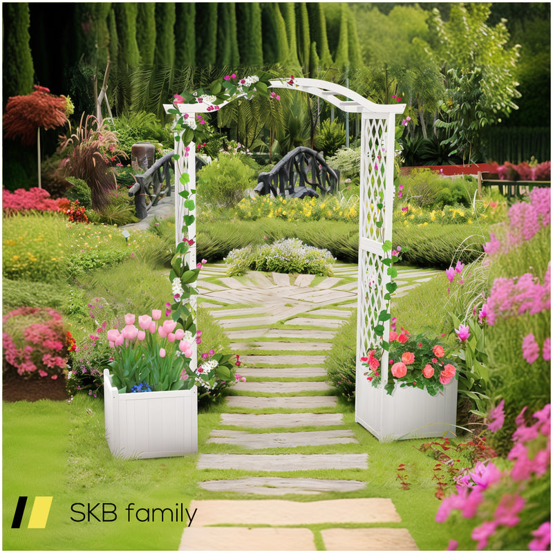 Garden Arbor With Planter 240615-229283