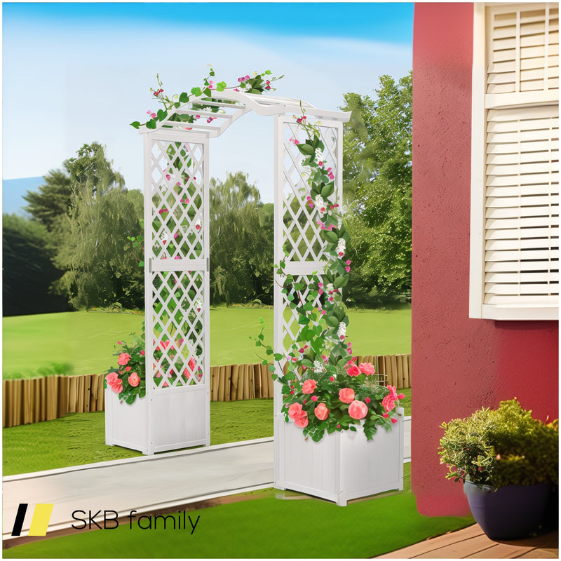 Garden Arbor With Planter 240615-229283