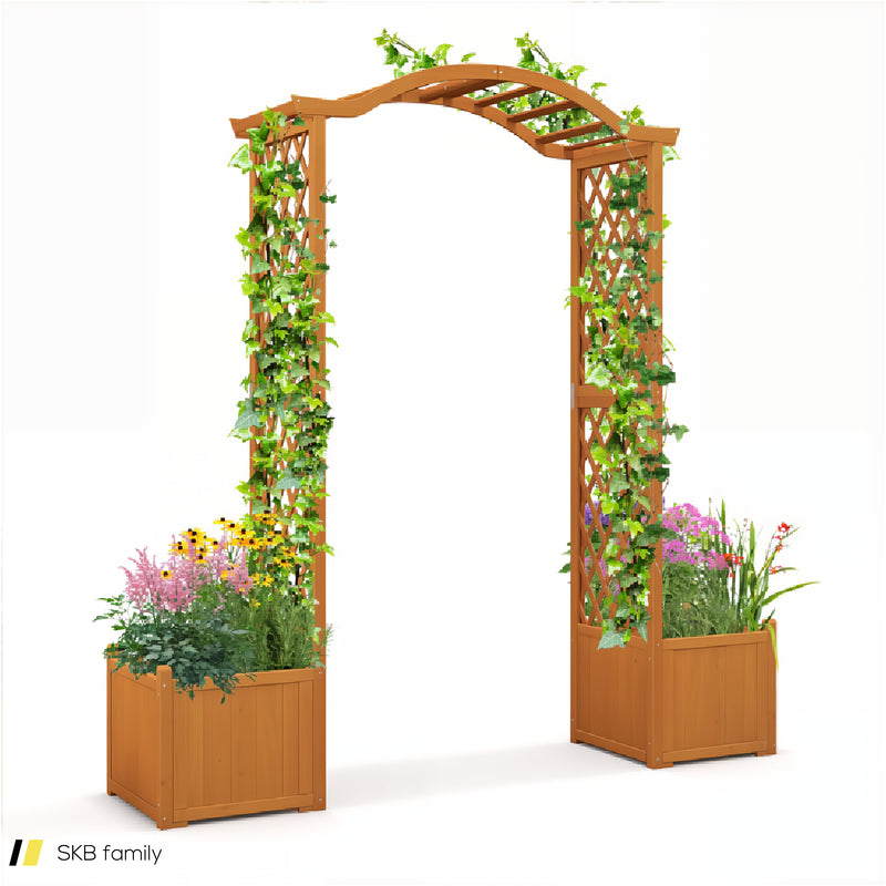 Garden Arbor With Planter 240615-229283