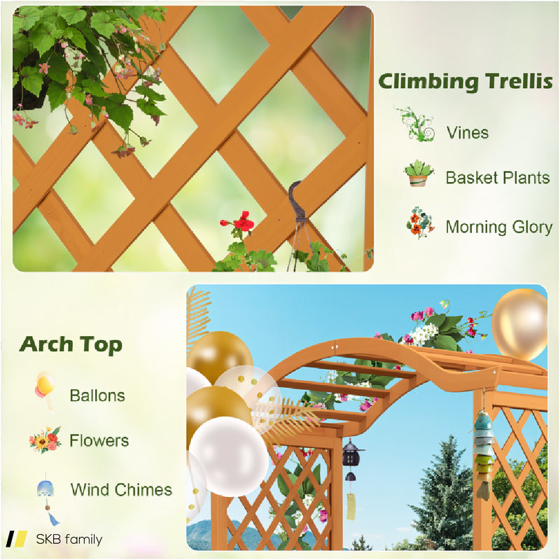 Garden Arbor With Planter 240615-229283