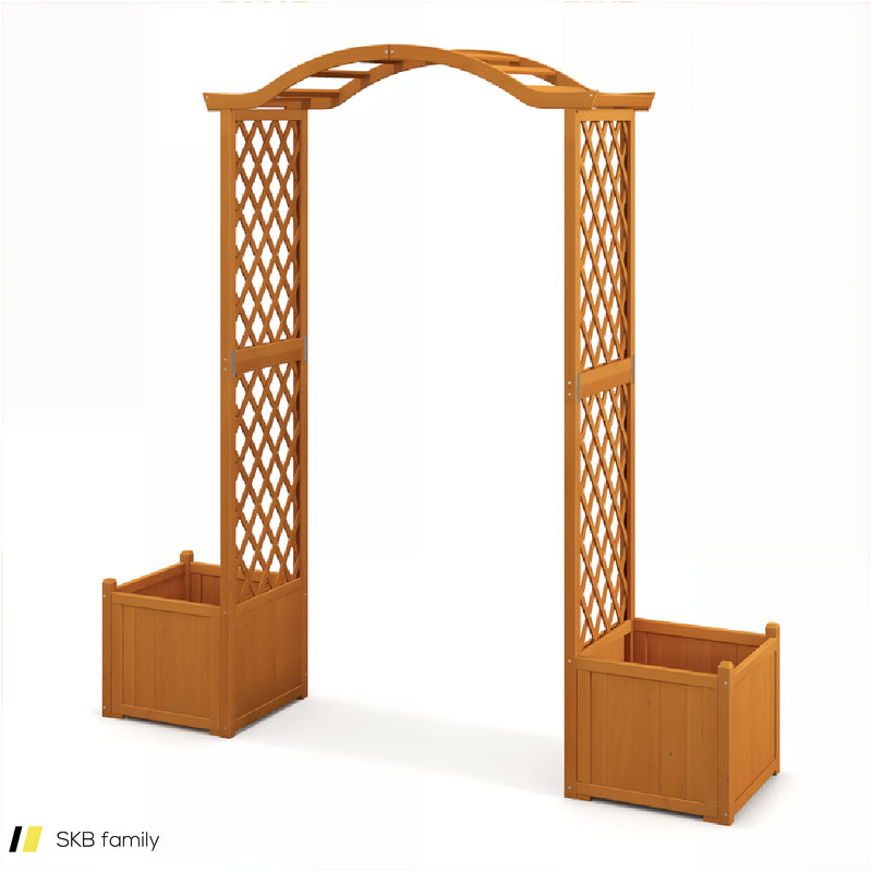 Garden Arbor With Planter 240615-229283