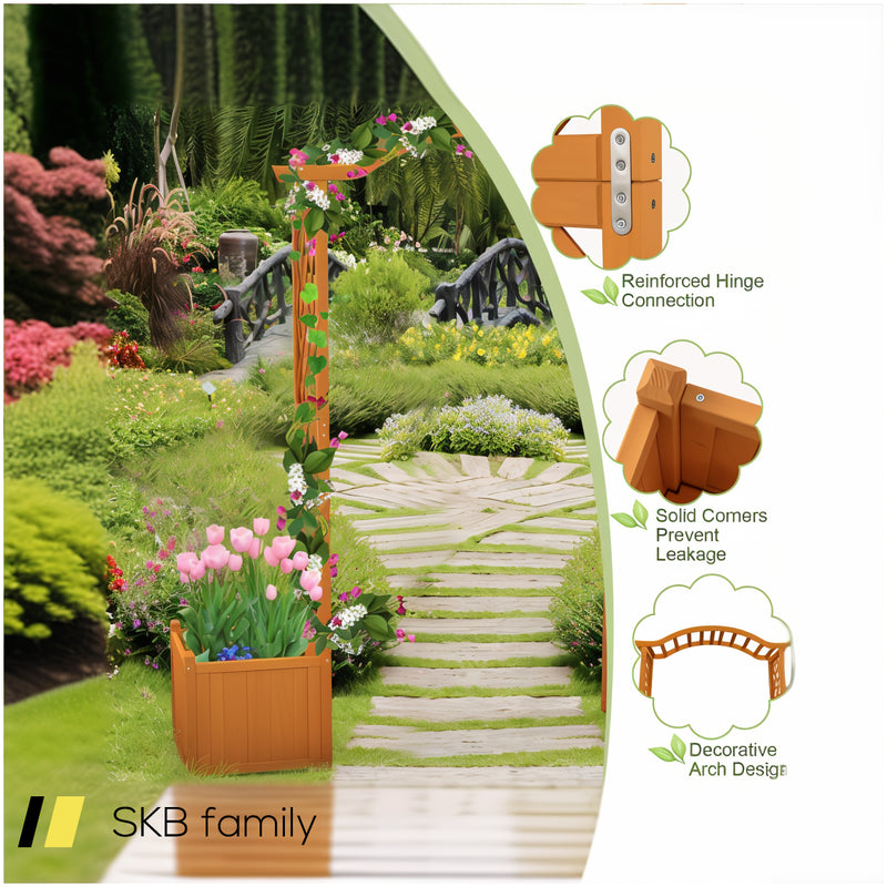 Garden Arbor With Planter 240615-229283