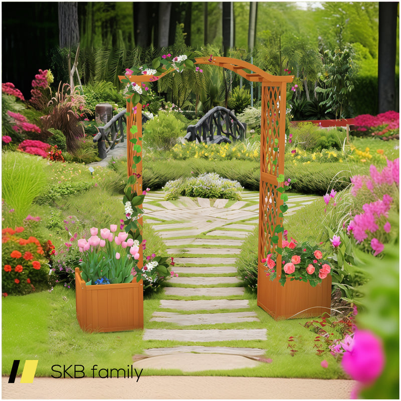 Garden Arbor With Planter 240615-229283