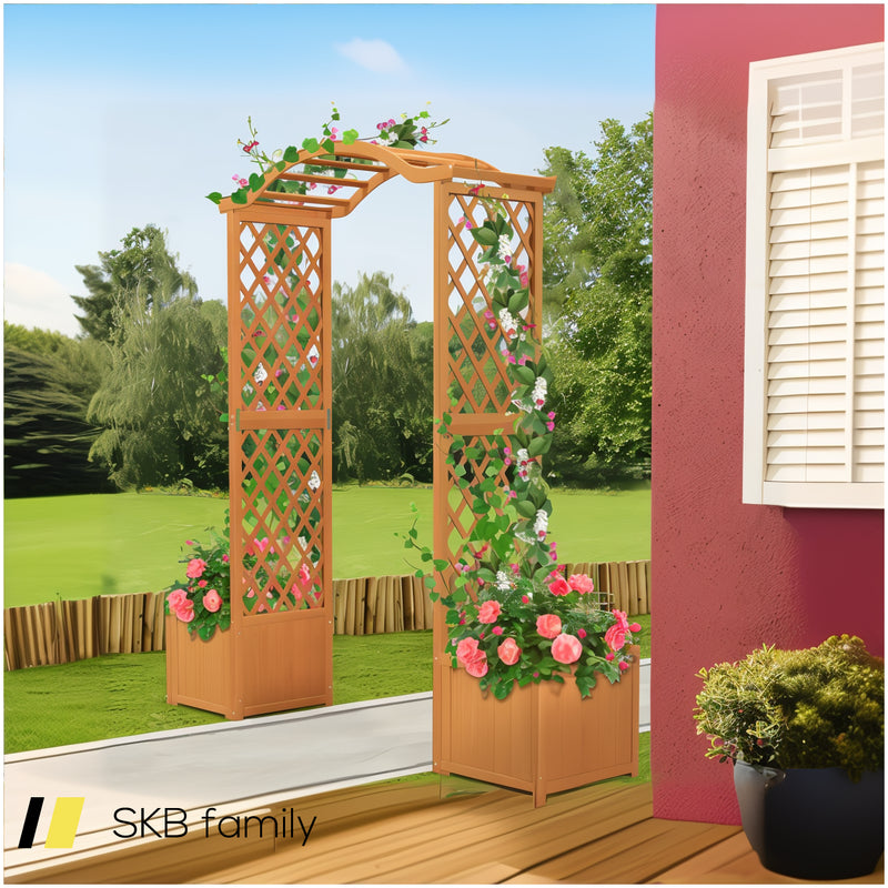 Garden Arbor With Planter 240615-229283