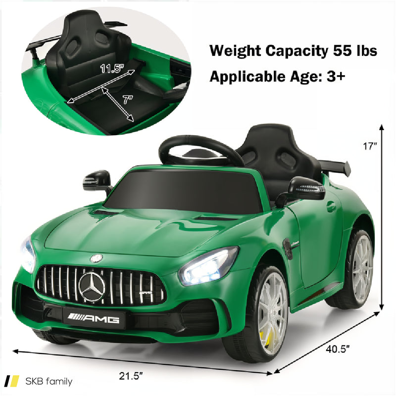 12v Licensed Mercedes Benz Kids Ride On Car With 3 Speed Levels 240615-229293