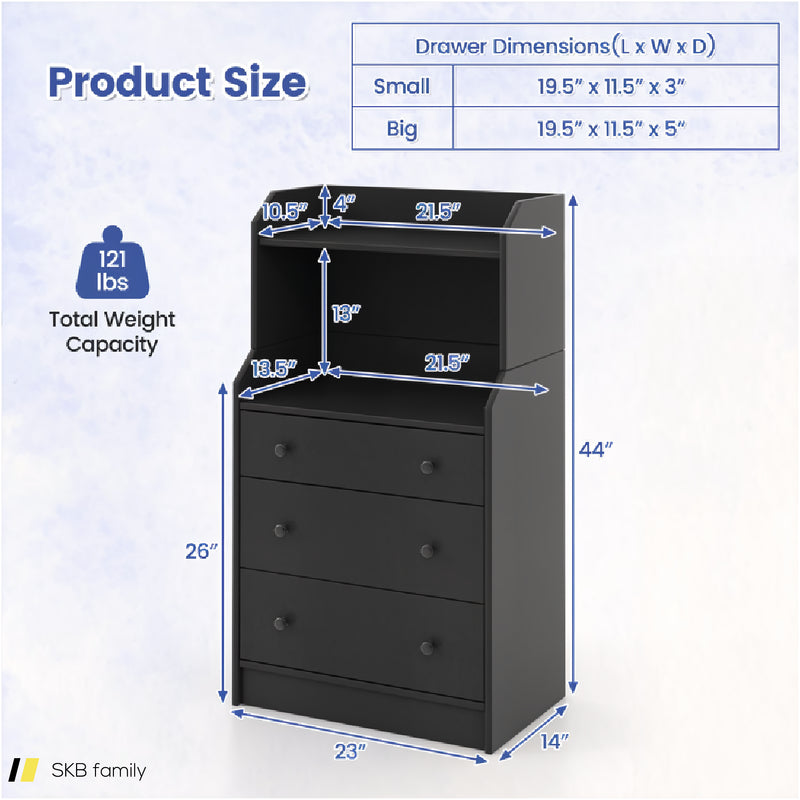 Modern Storage Dresser With Anti-Toppling Device 240615-229301