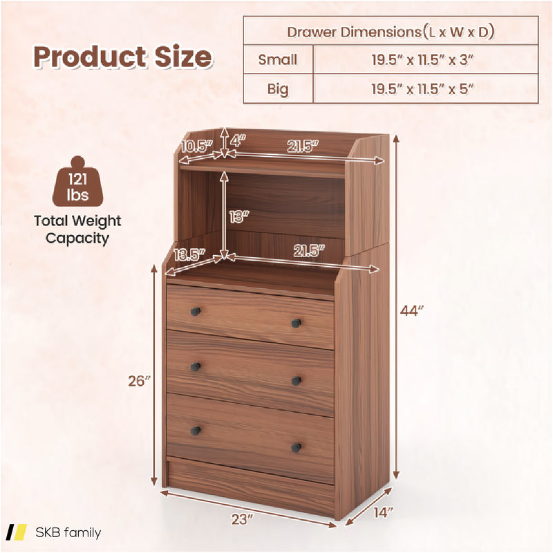 Modern Storage Dresser With Anti-Toppling Device 240615-229301