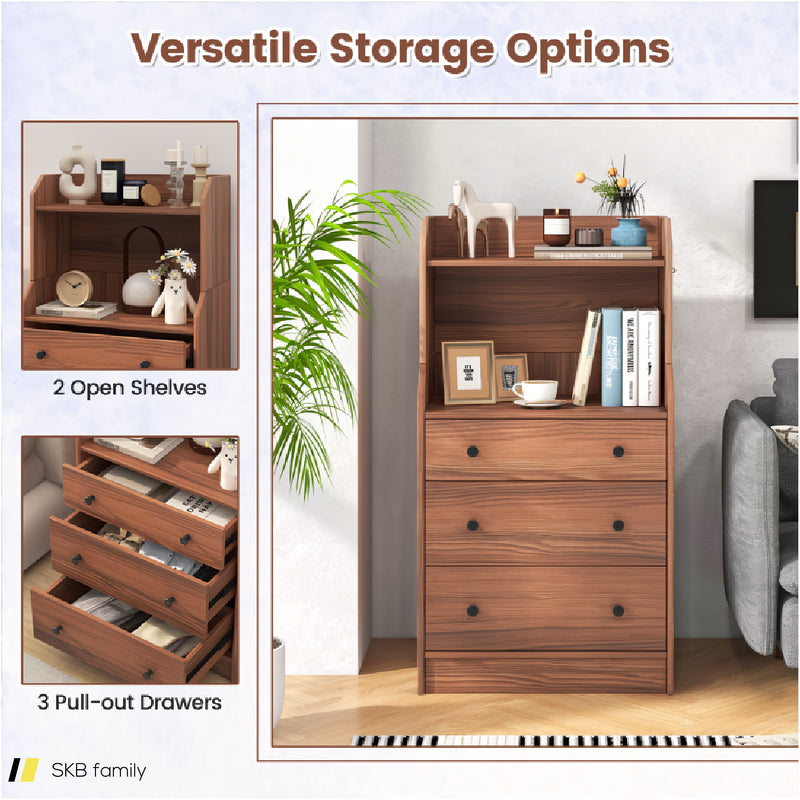 Modern Storage Dresser With Anti-Toppling Device 240615-229301