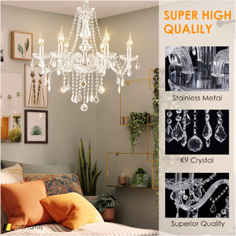 Elegant Crystal Chandelier Ceiling Light 240615-229306