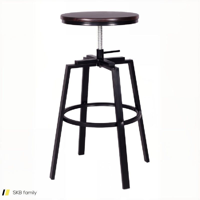 Set Of 2 Adjustable Vintage Bar Stool 240615-229312