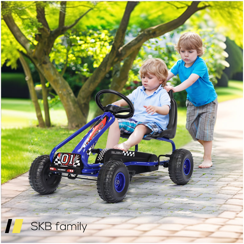 4 Wheel Pedal Powered Ride On Car With Adjustable Seat 240615-229353