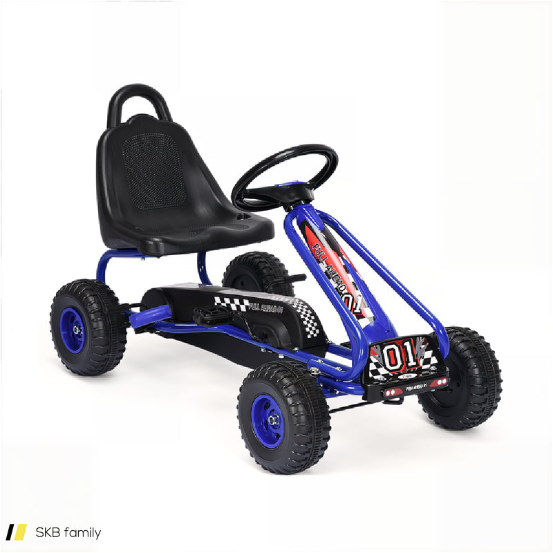 4 Wheel Pedal Powered Ride On Car With Adjustable Seat 240615-229353