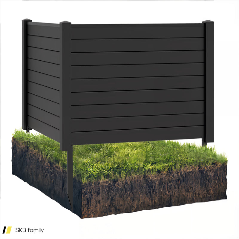 Outdoor Pvc Privacy Screens Fence Panels With 20 Inch Long Stakes 240615-229359