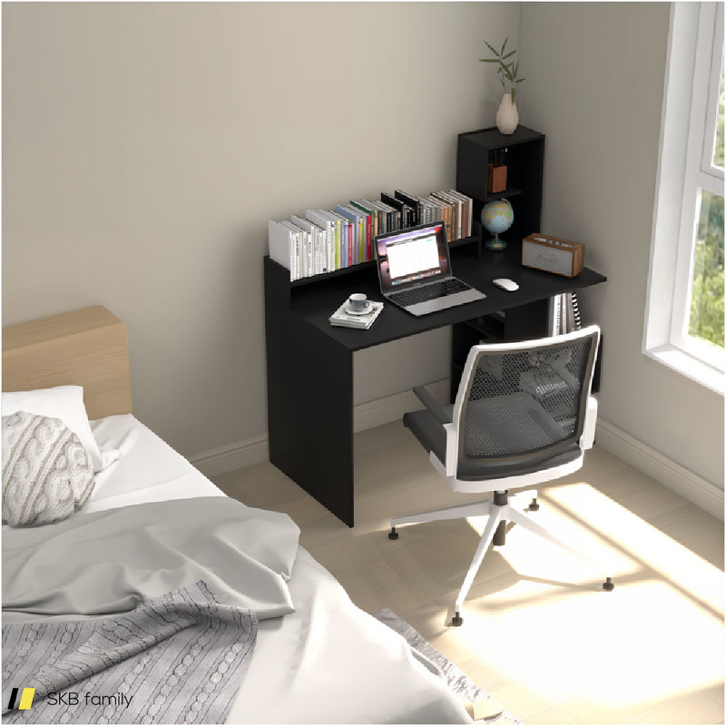 Modern Computer Desk With Storage Bookshelf And Hutch For Home Office 240615-229368