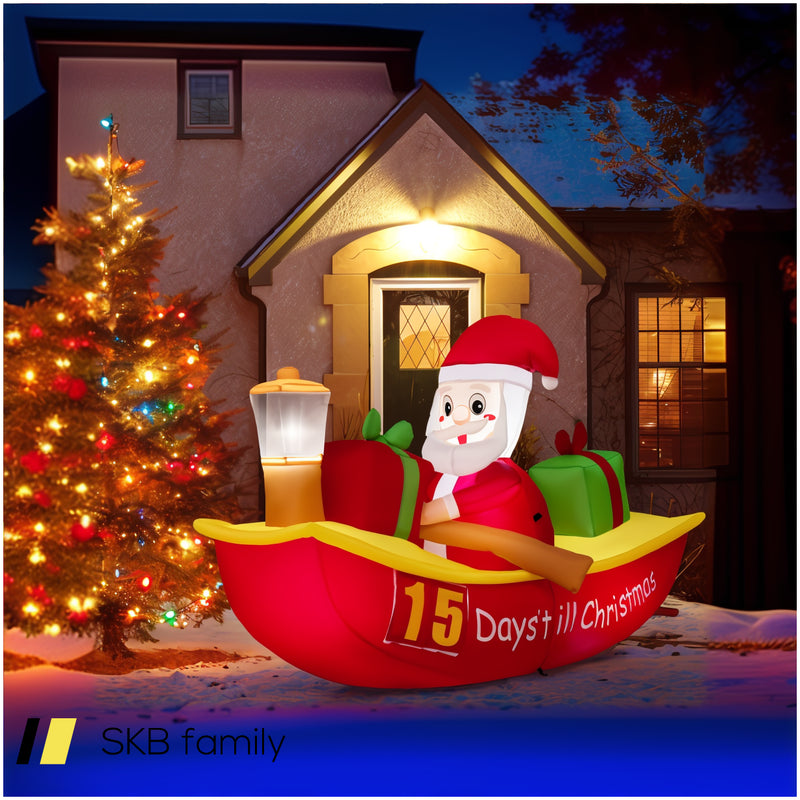 7 Feet Long Christmas Inflatables With Navigation Light 240615-229369