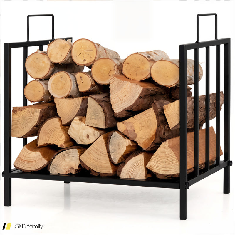 Decorative Steel Firewood Log Holder With Handle 240615-229381