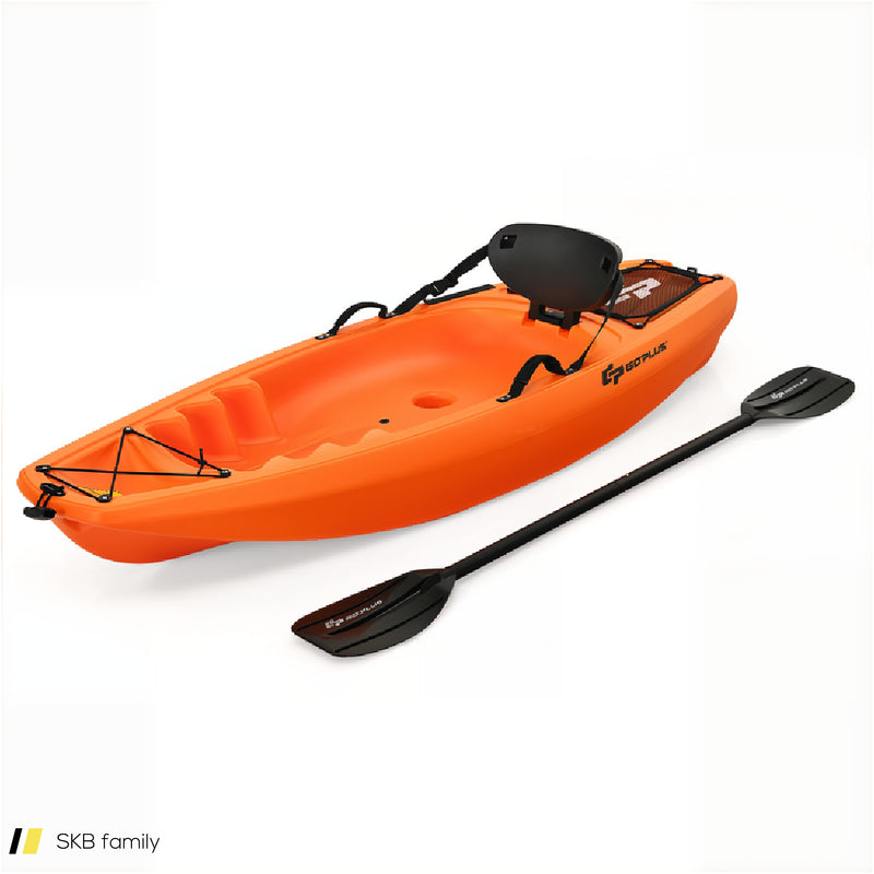 6 Feet Youth Kids Kayak With Bonus Paddle And Folding Backrest For Kid Over 5 240615-229396