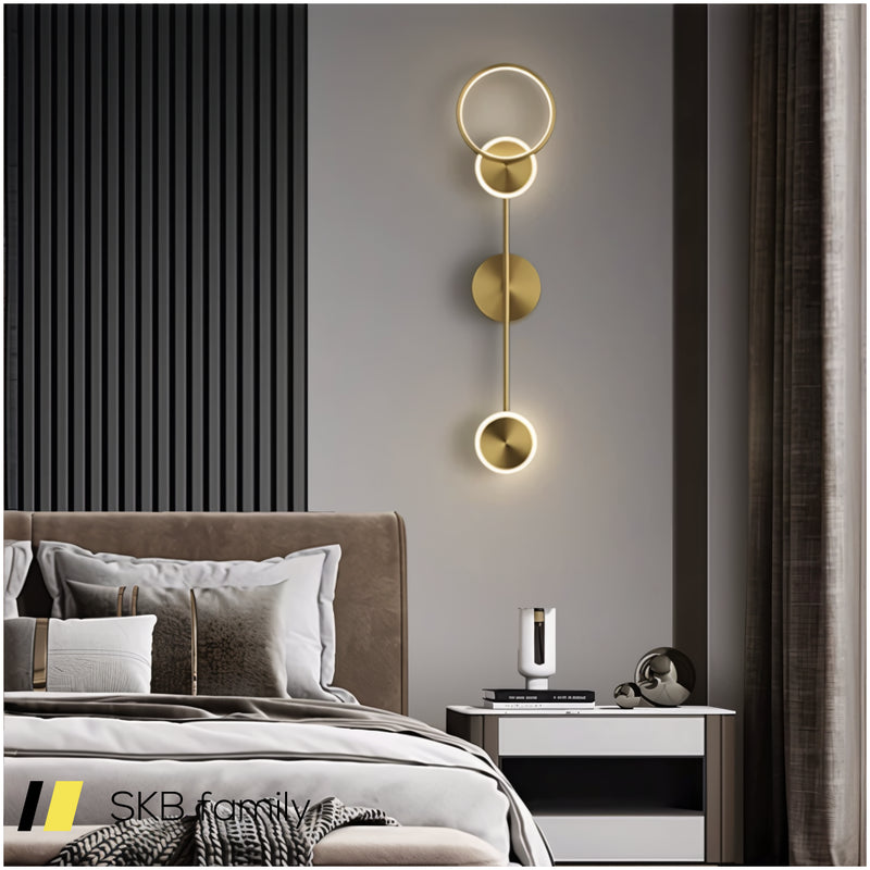 **Wall Lamp Molecular 2 Circles 240514-229637**"