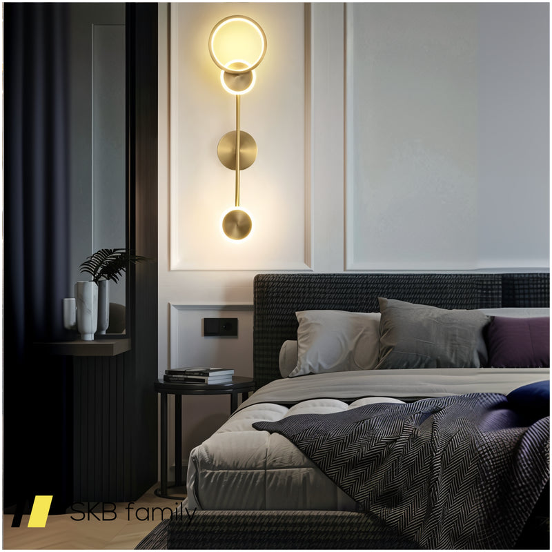 **Wall Lamp Molecular 2 Circles 240514-229637**"