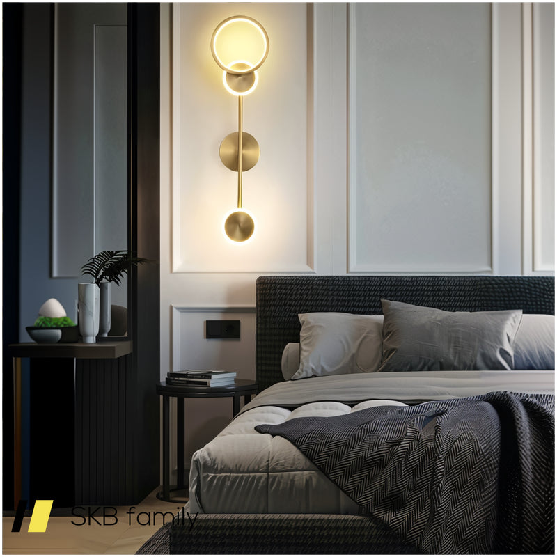 **Wall Lamp Molecular 2 Circles 240514-229637**"