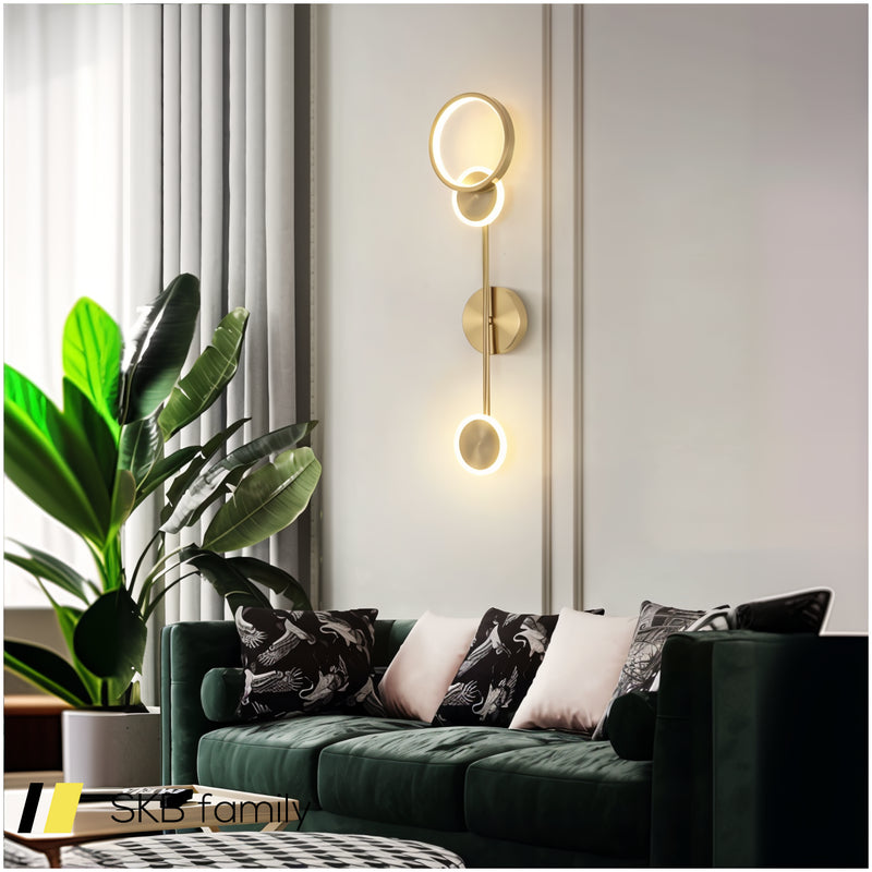 **Wall Lamp Molecular 2 Circles 240514-229637**"