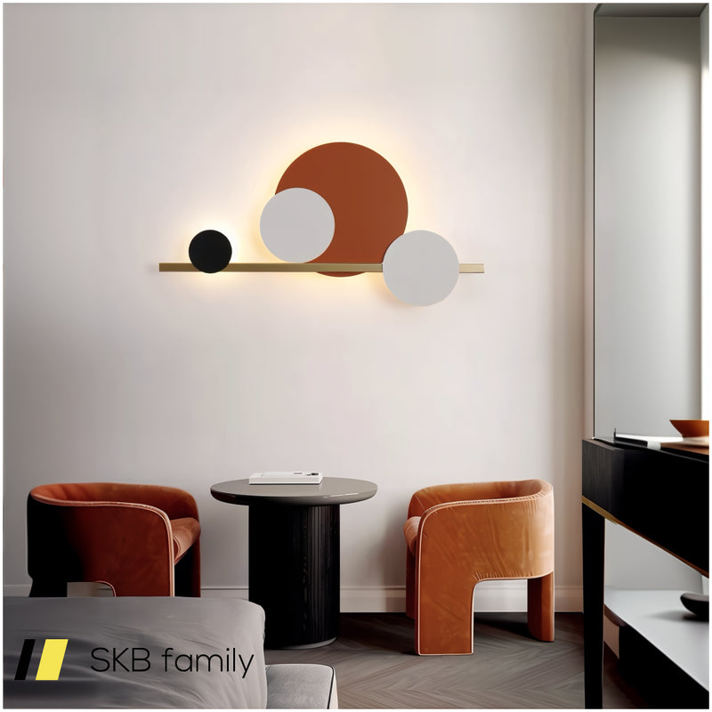 Wall Lights Figure Circles Lamp 240514-229949"