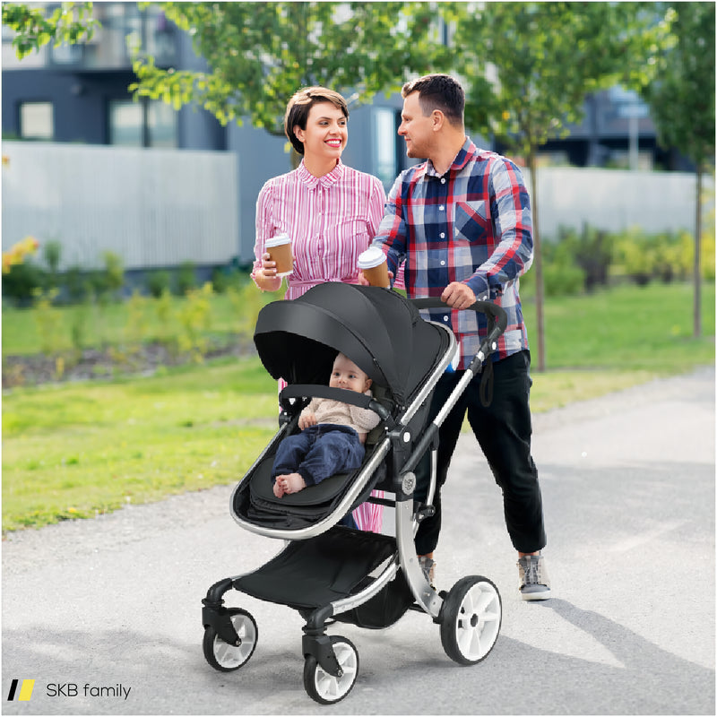 2-In-1 Foldable High Landscape Baby Stroller With Diaper Bag 240615-230195