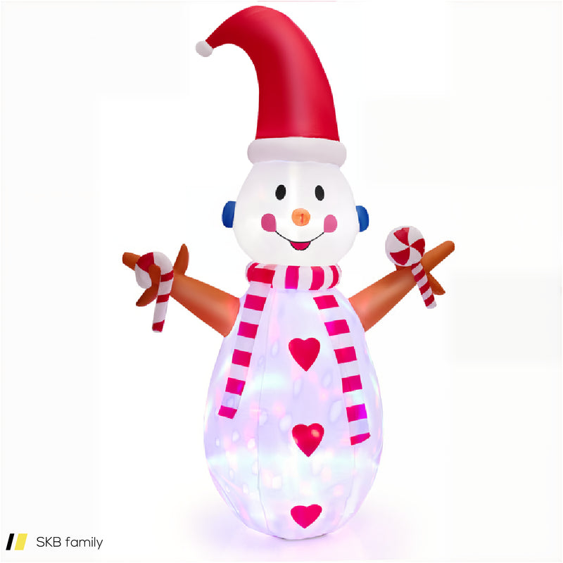 8 Feet Christmas Snowman Decoration Inflatable Xmas Decor 240615-230202