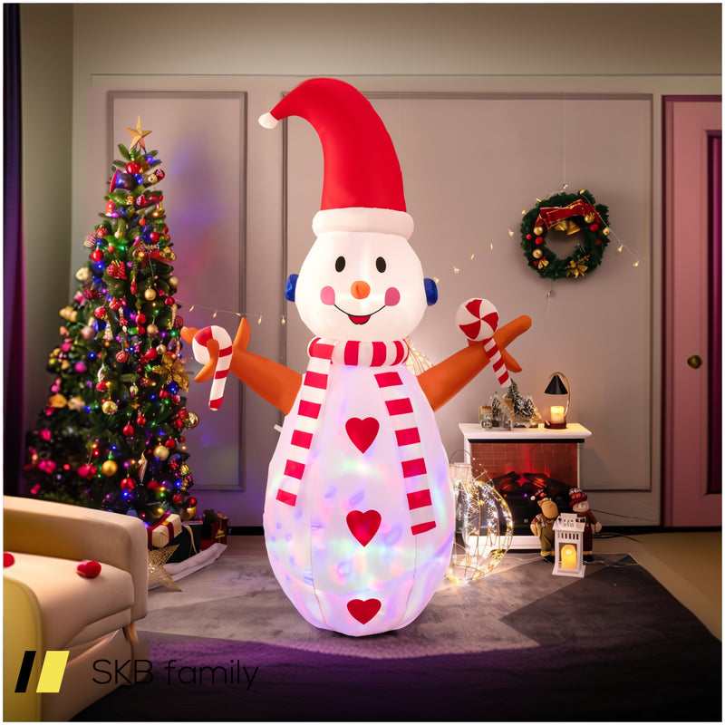 8 Feet Christmas Snowman Decoration Inflatable Xmas Decor 240615-230202